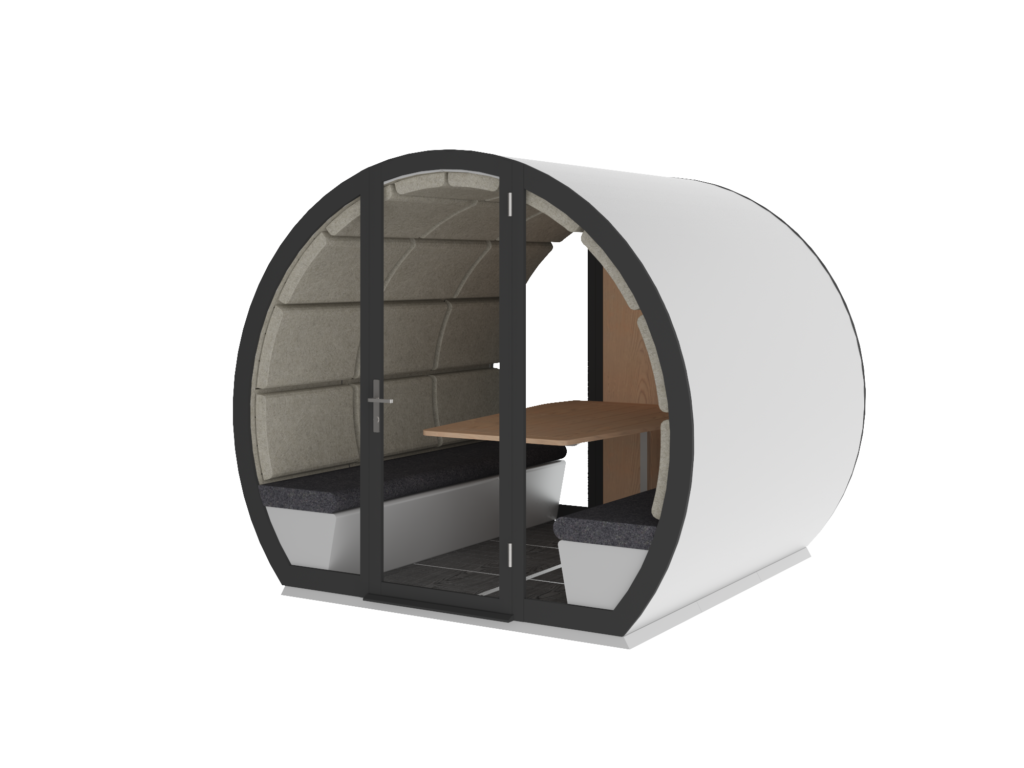6P Fully Enclosed Outdoor Pod with Bolstered Foam dynamic-content-widget-afd8029-7b1ad95