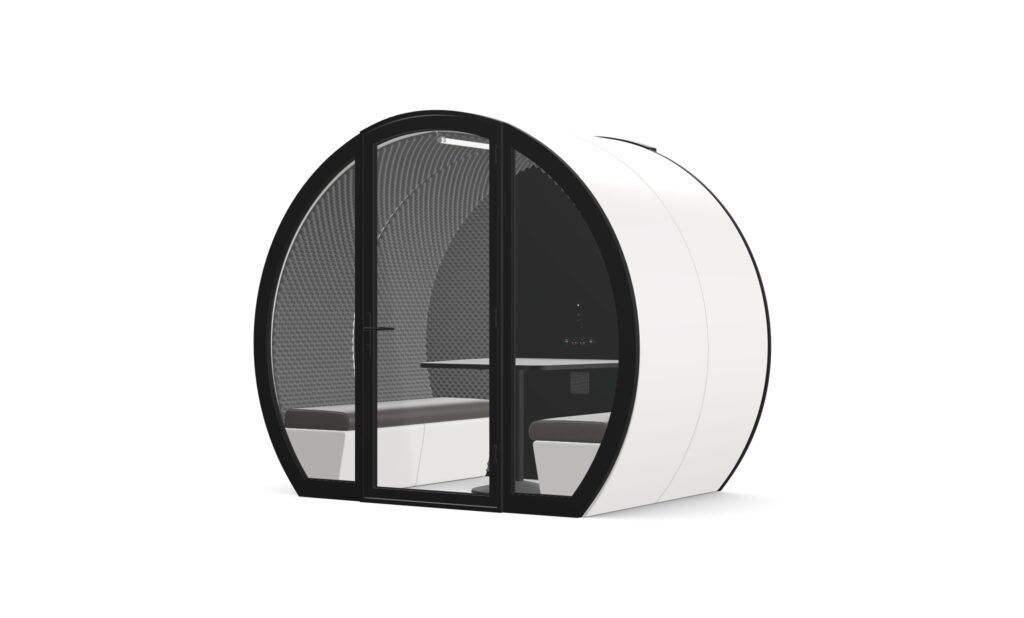 Meeting Pod 4 Person Enclosed 9 Configurator-Meeting Pods – Fully Enclosed