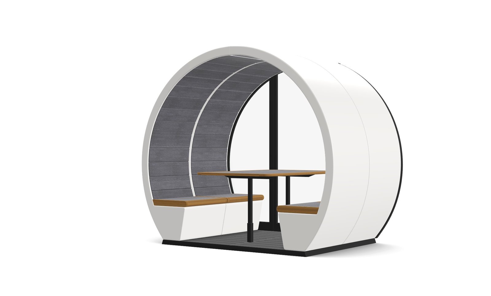 Outdoor Pod 4 Person Part Enclosed 7 Pod Range